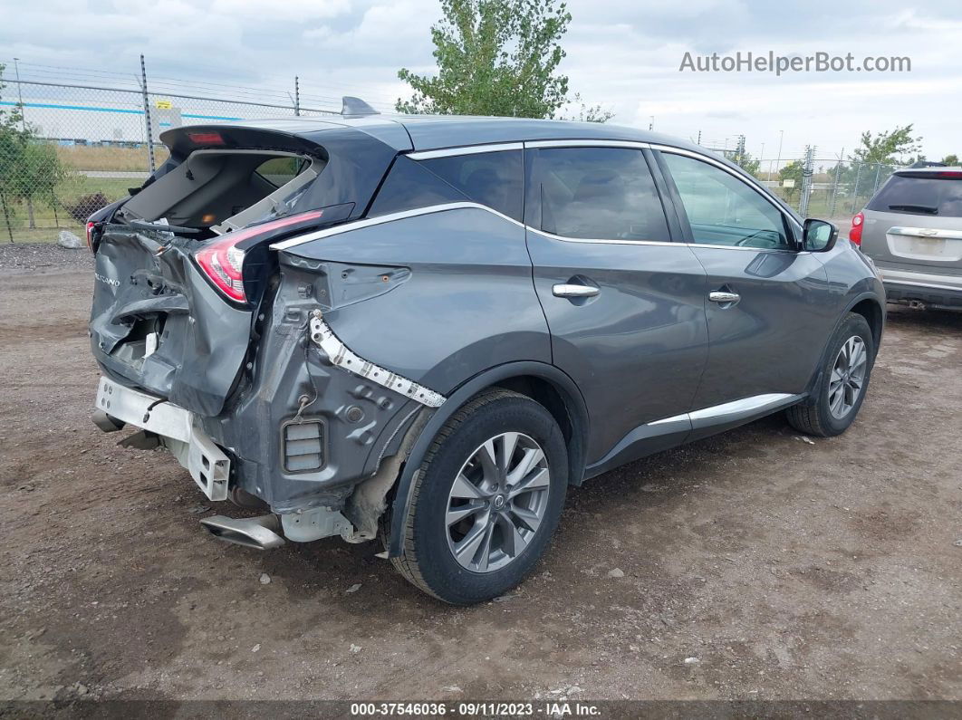 2018 Nissan Murano S Gray vin: 5N1AZ2MH5JN186186