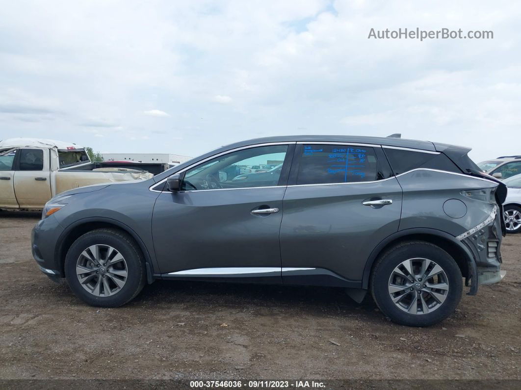 2018 Nissan Murano S Серый vin: 5N1AZ2MH5JN186186