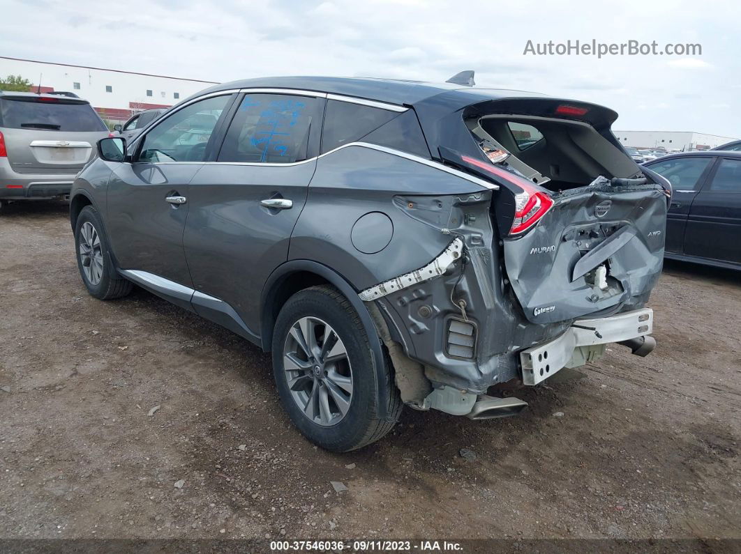 2018 Nissan Murano S Серый vin: 5N1AZ2MH5JN186186