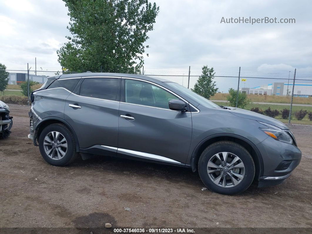 2018 Nissan Murano S Серый vin: 5N1AZ2MH5JN186186