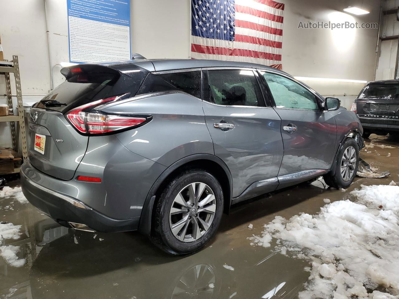 2018 Nissan Murano S Gray vin: 5N1AZ2MH5JN189993