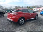 2018 Nissan Murano Sl Maroon vin: 5N1AZ2MH5JN192229