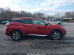 2018 Nissan Murano Sl Maroon vin: 5N1AZ2MH5JN192229