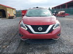 2018 Nissan Murano Sl Maroon vin: 5N1AZ2MH5JN192229