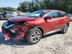 2018 Nissan Murano S Red vin: 5N1AZ2MH5JN201222