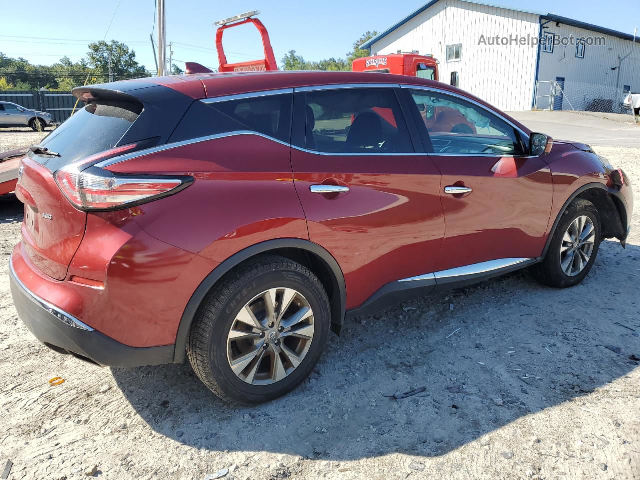 2018 Nissan Murano S Red vin: 5N1AZ2MH5JN201222