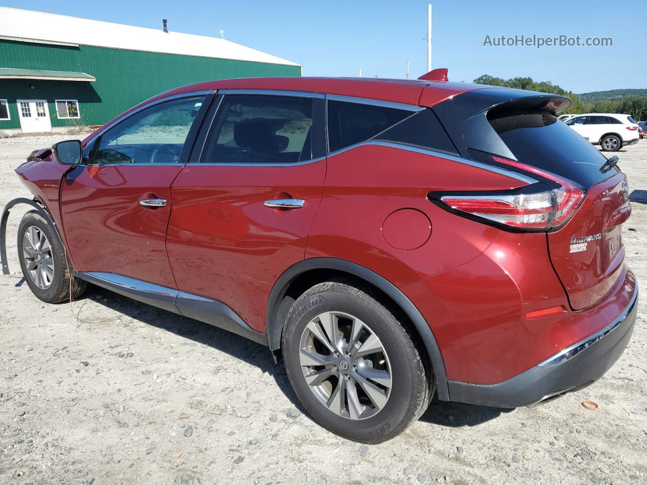 2018 Nissan Murano S Red vin: 5N1AZ2MH5JN201222