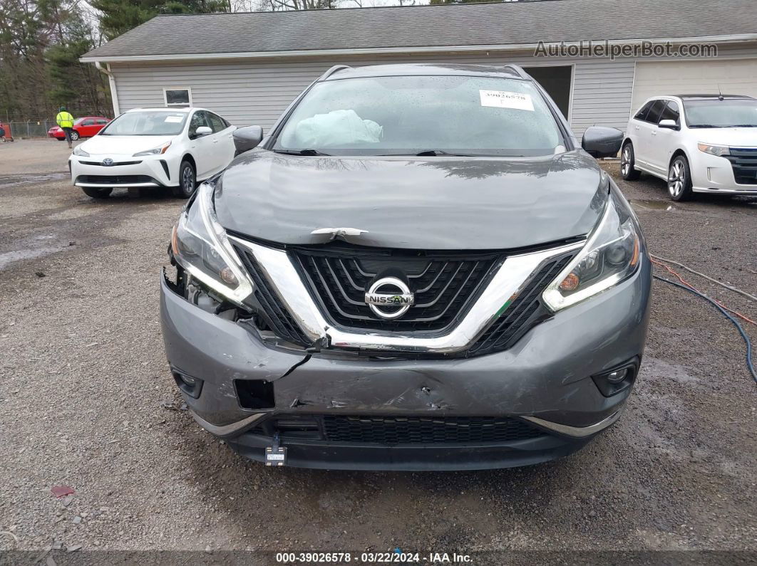 2018 Nissan Murano Sv Gray vin: 5N1AZ2MH5JN202371