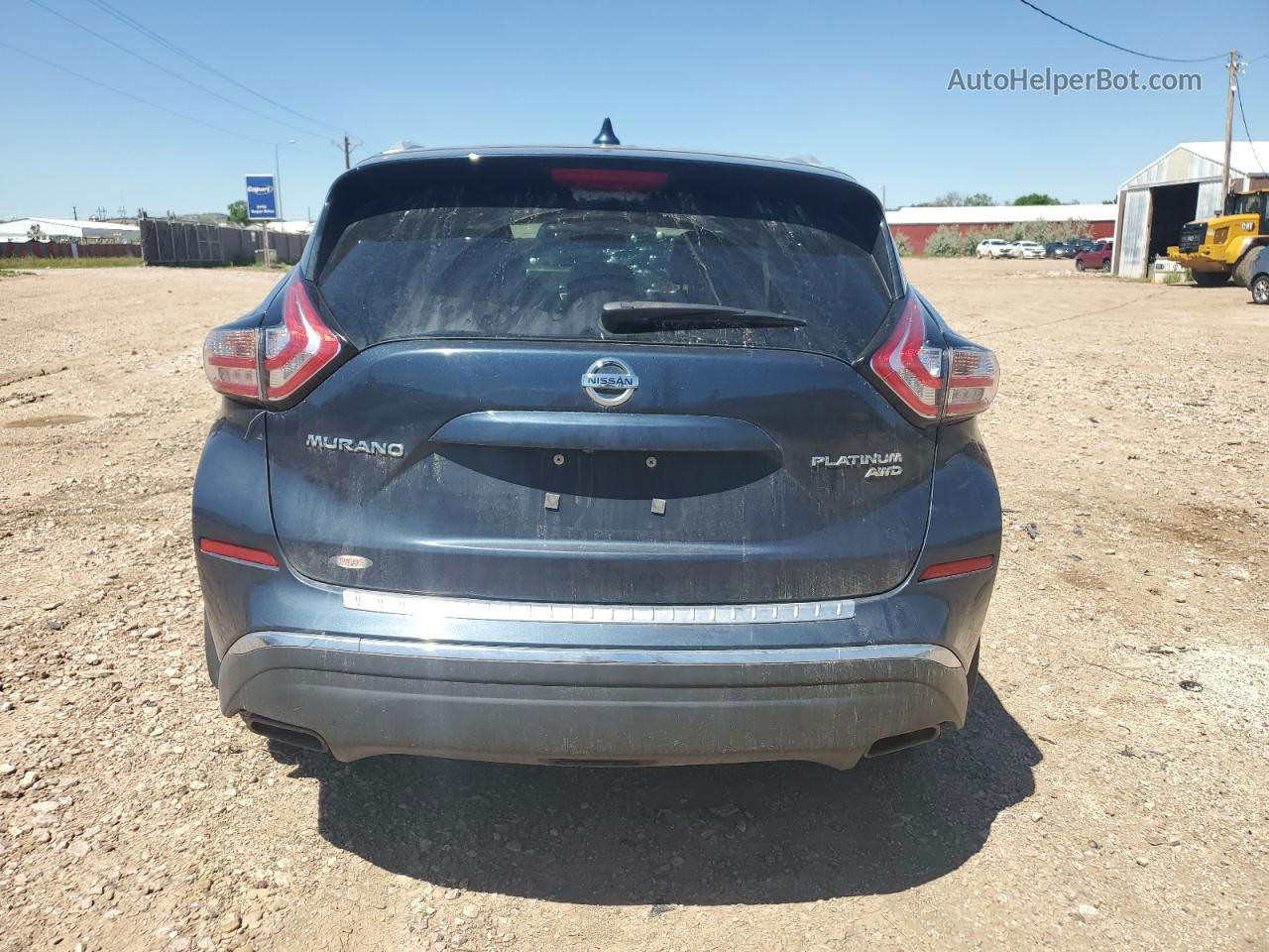 2017 Nissan Murano S Синий vin: 5N1AZ2MH6HN100636