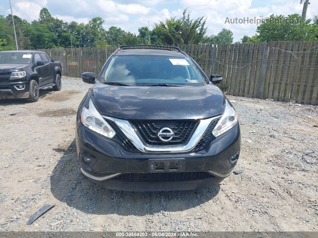 2017 Nissan Murano Sv Black vin: 5N1AZ2MH6HN108218