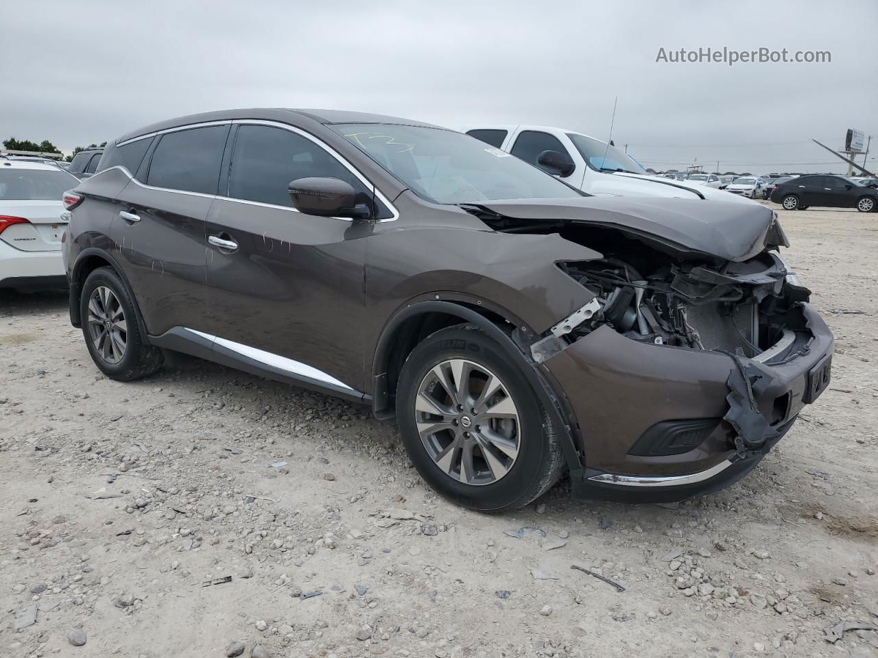 2017 Nissan Murano S Gray vin: 5N1AZ2MH6HN172260