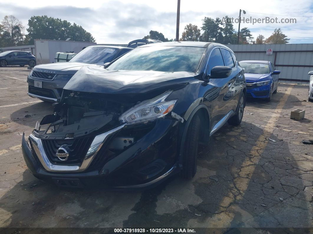 2017 Nissan Murano S Black vin: 5N1AZ2MH6HN173277