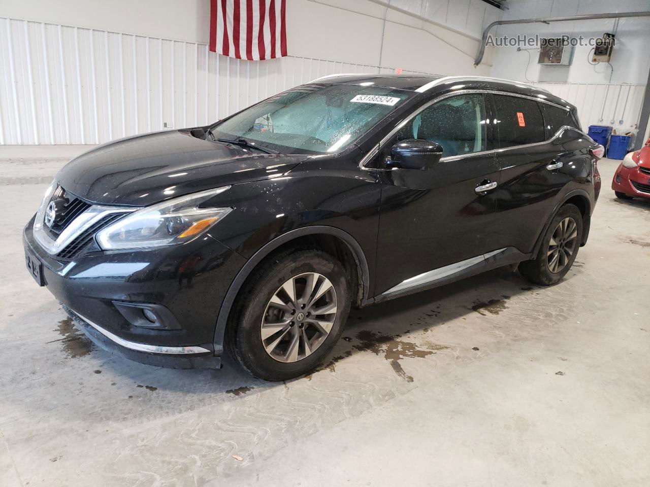 2018 Nissan Murano S Black vin: 5N1AZ2MH6JN106880