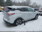 2018 Nissan Murano Sl Silver vin: 5N1AZ2MH6JN116745