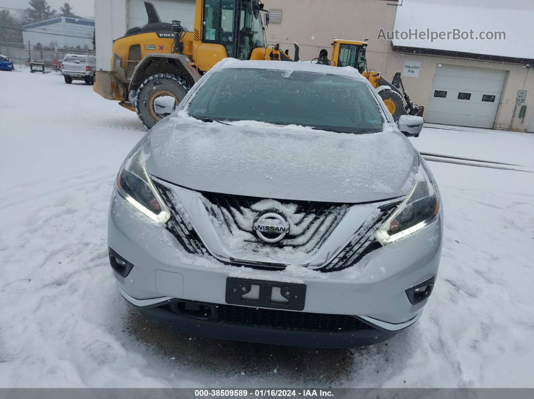 2018 Nissan Murano Sl Серебряный vin: 5N1AZ2MH6JN116745