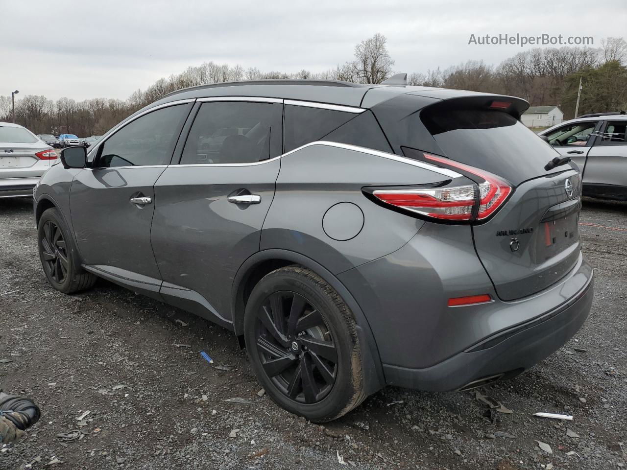 2018 Nissan Murano S Gray vin: 5N1AZ2MH6JN135506