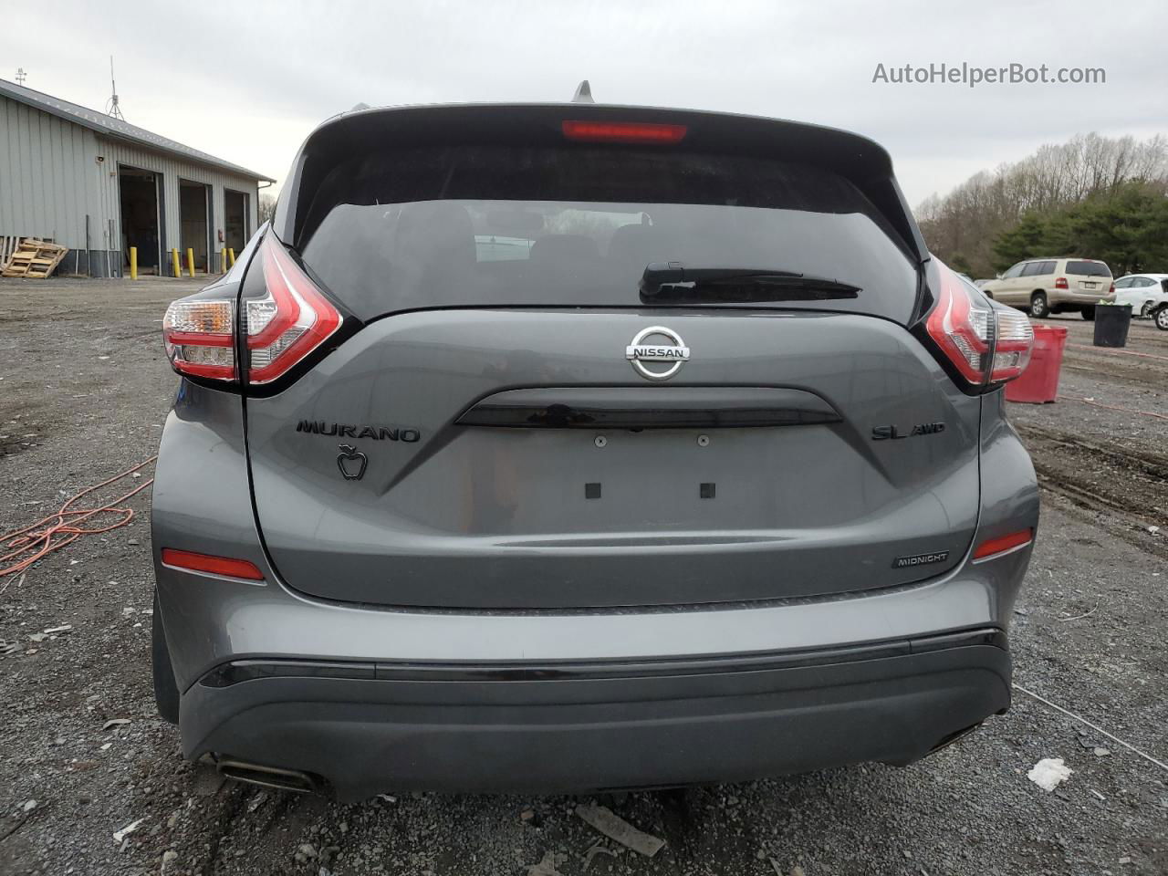 2018 Nissan Murano S Gray vin: 5N1AZ2MH6JN135506