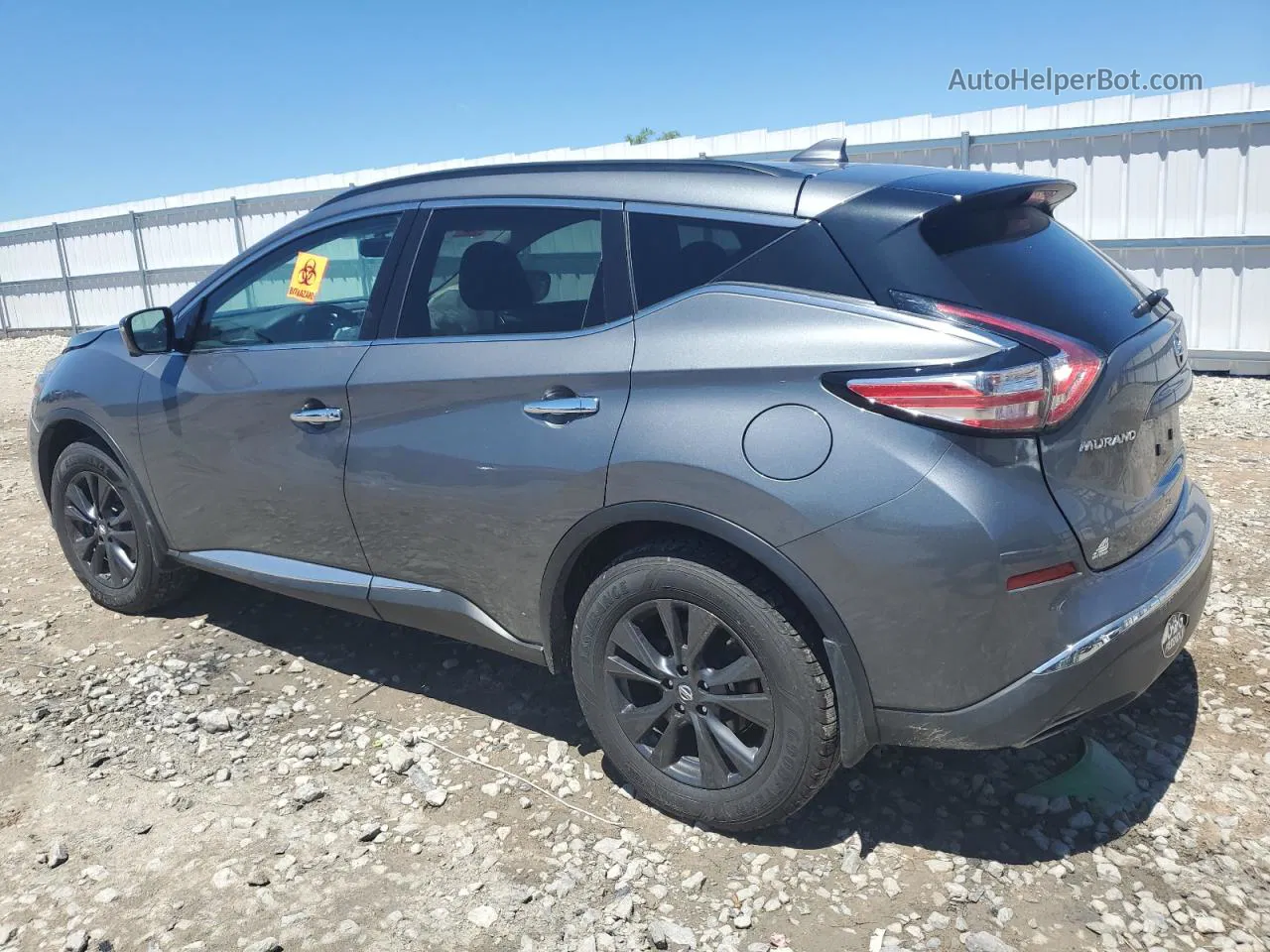 2018 Nissan Murano S Серый vin: 5N1AZ2MH6JN153147