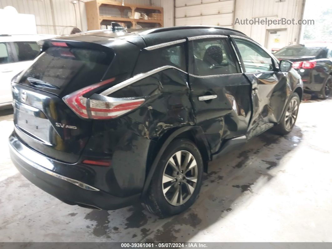 2017 Nissan Murano Sv Черный vin: 5N1AZ2MH7HN114156