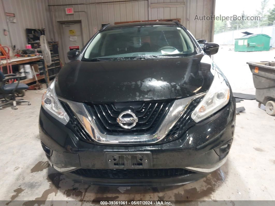 2017 Nissan Murano Sv Черный vin: 5N1AZ2MH7HN114156