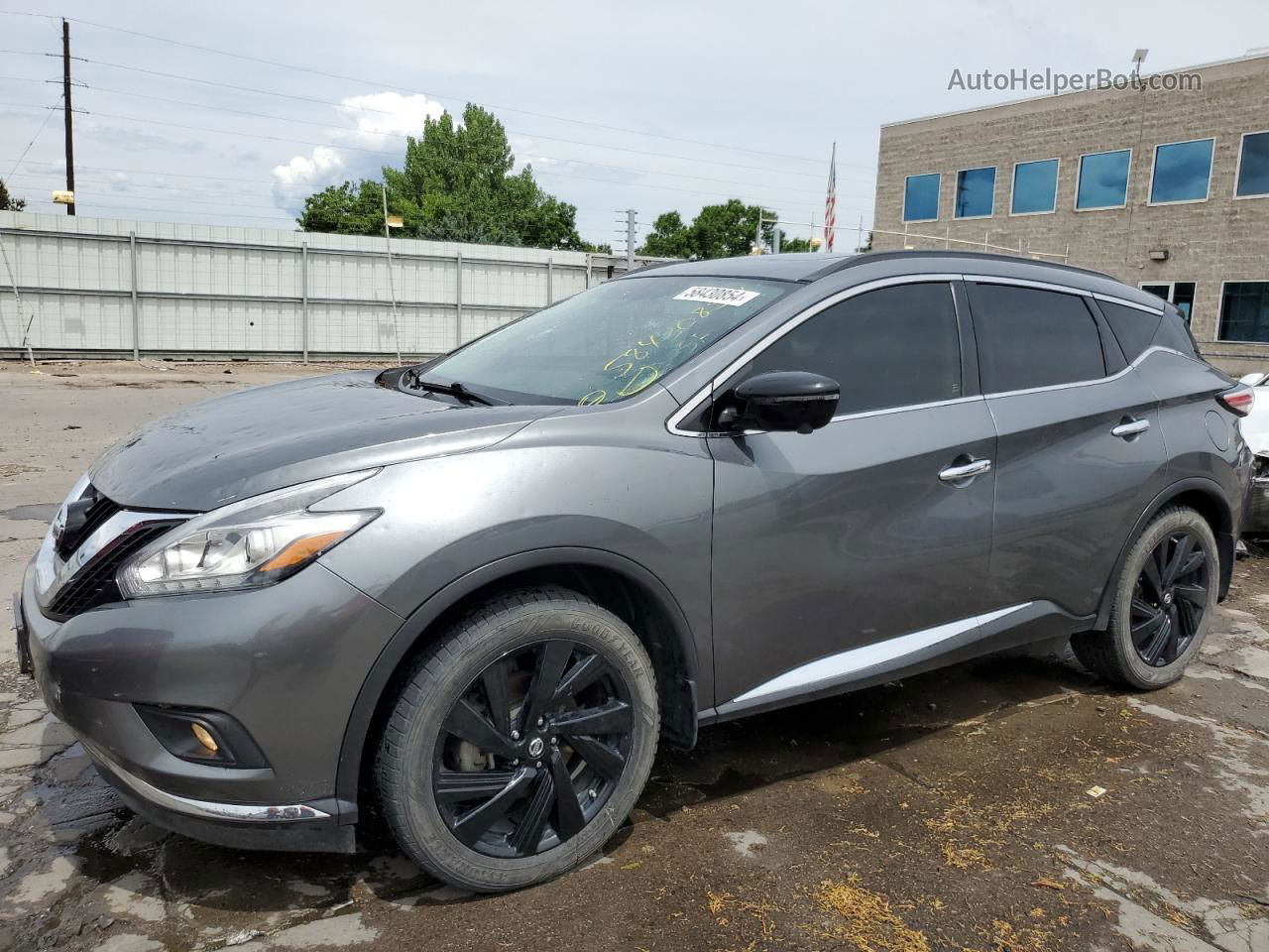 2017 Nissan Murano S Gray vin: 5N1AZ2MH7HN148601