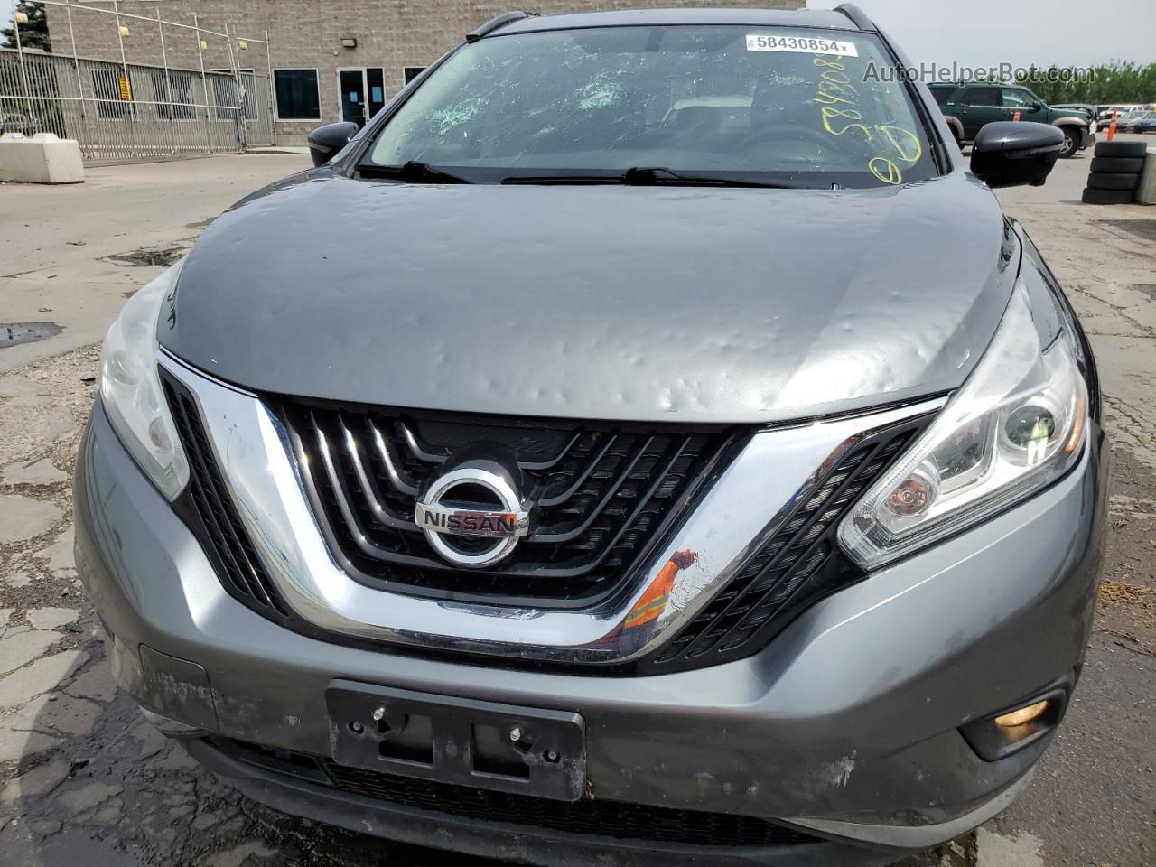 2017 Nissan Murano S Gray vin: 5N1AZ2MH7HN148601