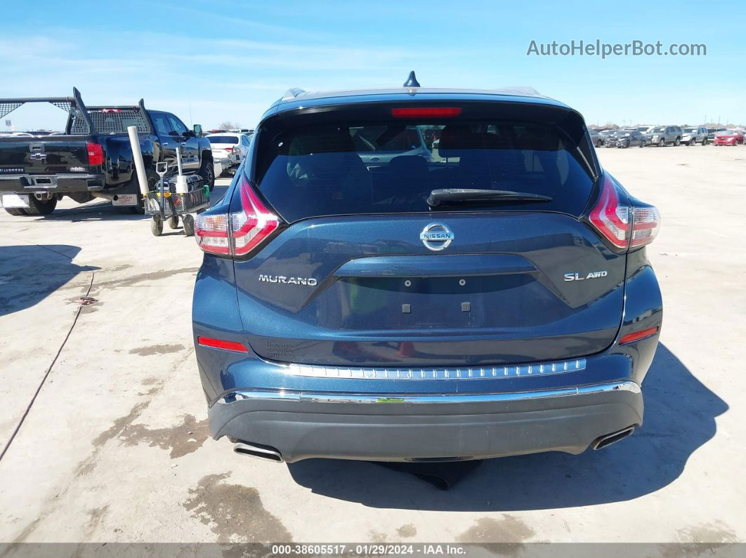 2017 Nissan Murano Sl Черный vin: 5N1AZ2MH7HN172493