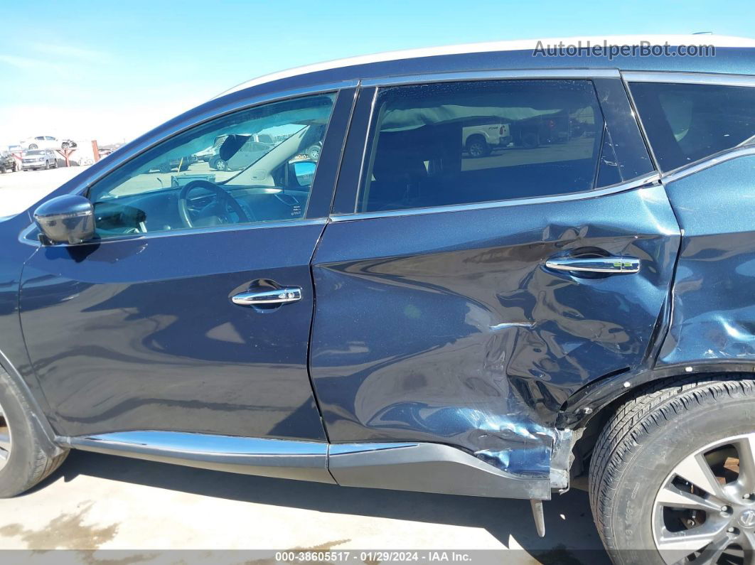 2017 Nissan Murano Sl Черный vin: 5N1AZ2MH7HN172493