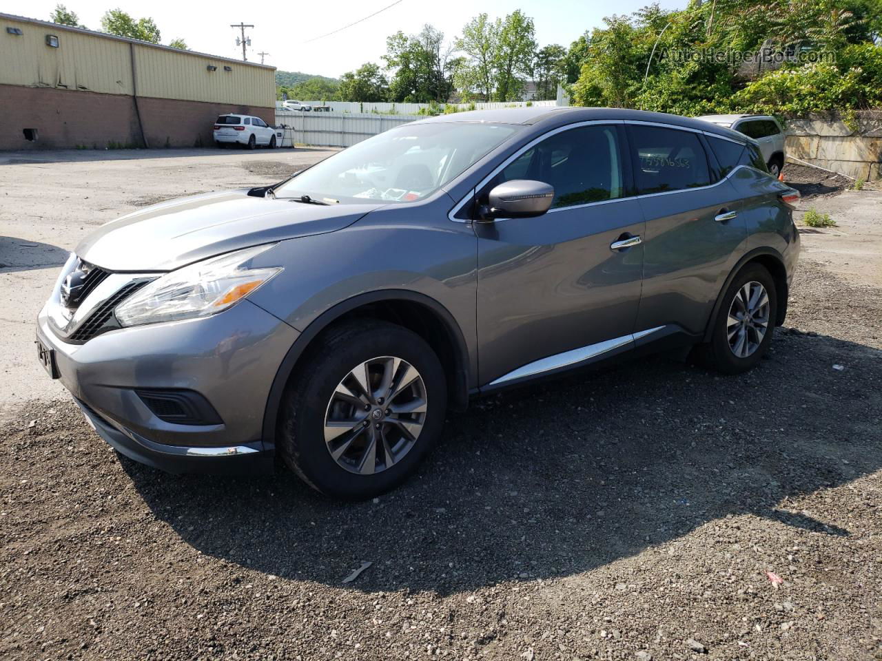 2017 Nissan Murano S Gray vin: 5N1AZ2MH7HN180206