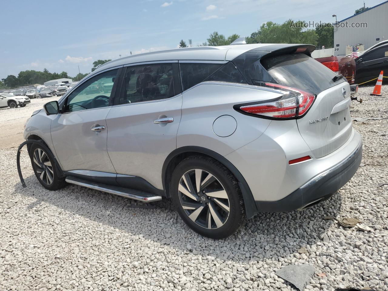 2017 Nissan Murano S Silver vin: 5N1AZ2MH7HN180223