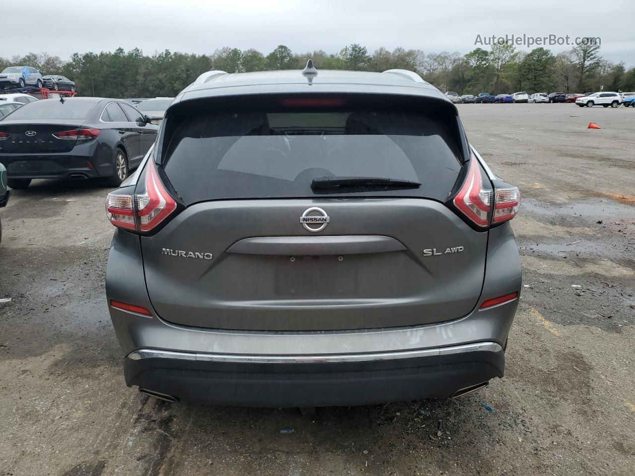 2017 Nissan Murano S Gray vin: 5N1AZ2MH7HN188824