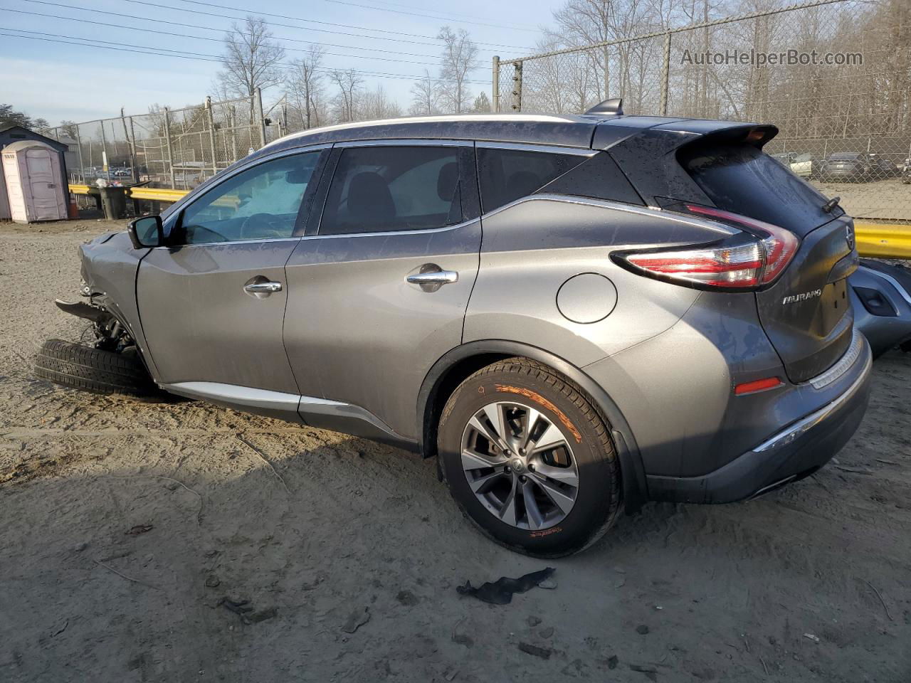 2017 Nissan Murano S Gray vin: 5N1AZ2MH7HN203211