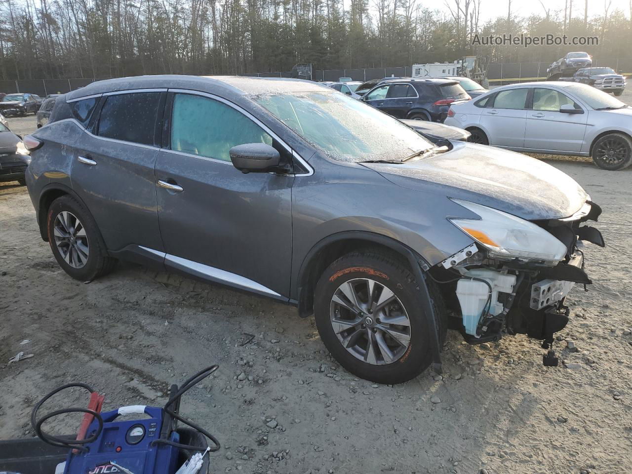 2017 Nissan Murano S Gray vin: 5N1AZ2MH7HN203211