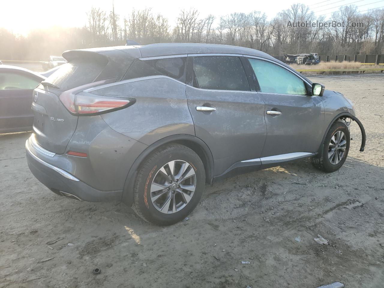 2017 Nissan Murano S Gray vin: 5N1AZ2MH7HN203211