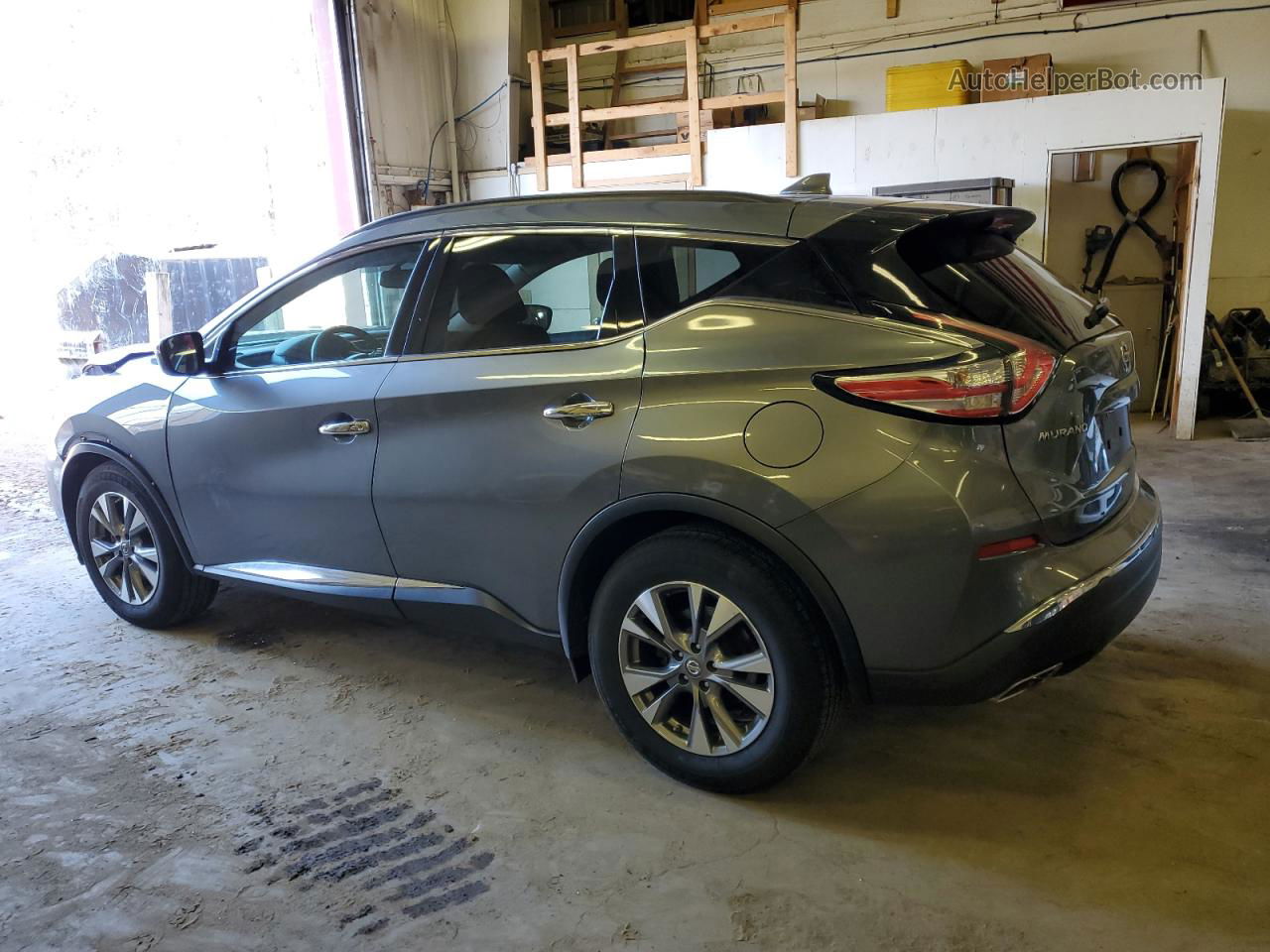 2018 Nissan Murano S Gray vin: 5N1AZ2MH7JN110758