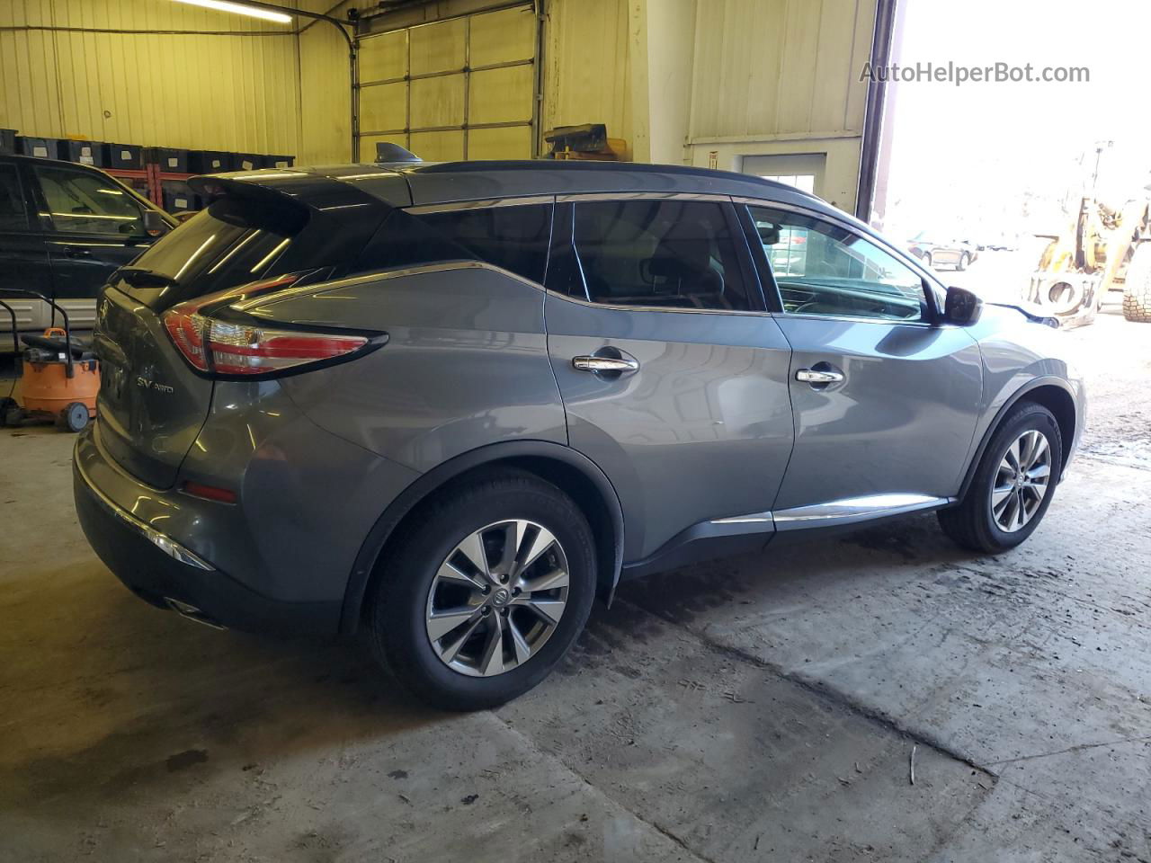 2018 Nissan Murano S Gray vin: 5N1AZ2MH7JN110758