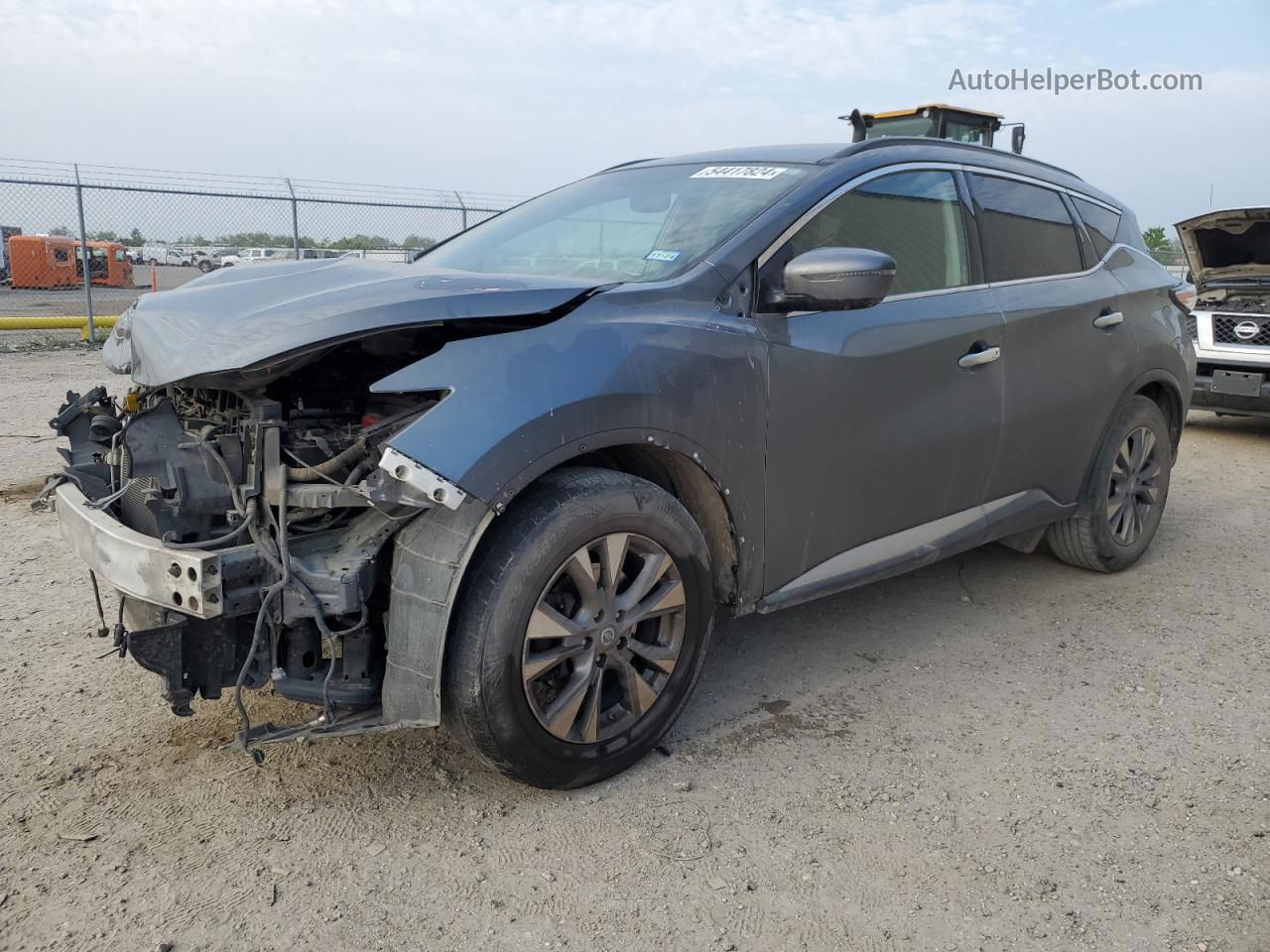 2018 Nissan Murano S Gray vin: 5N1AZ2MH7JN127379