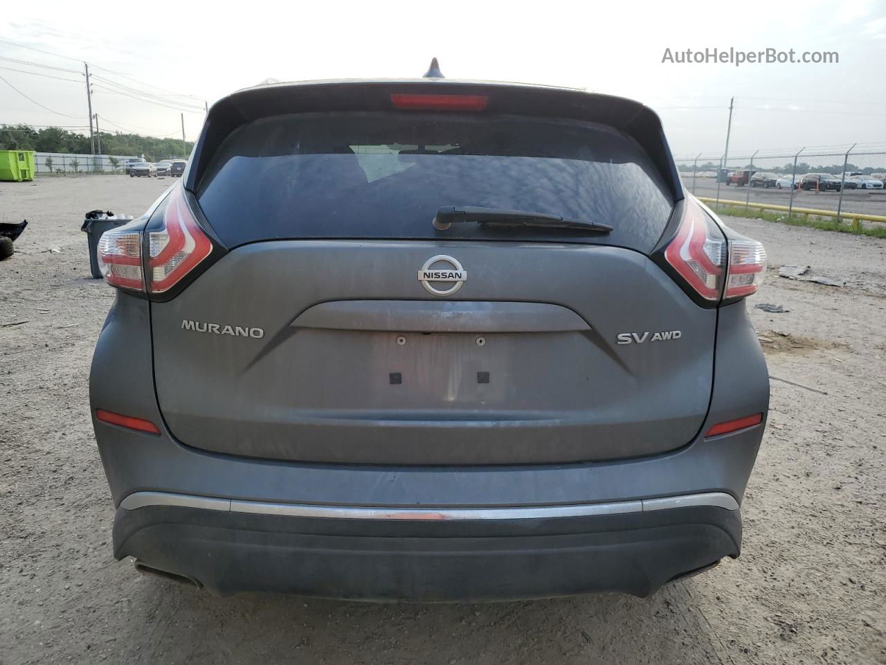 2018 Nissan Murano S Серый vin: 5N1AZ2MH7JN127379