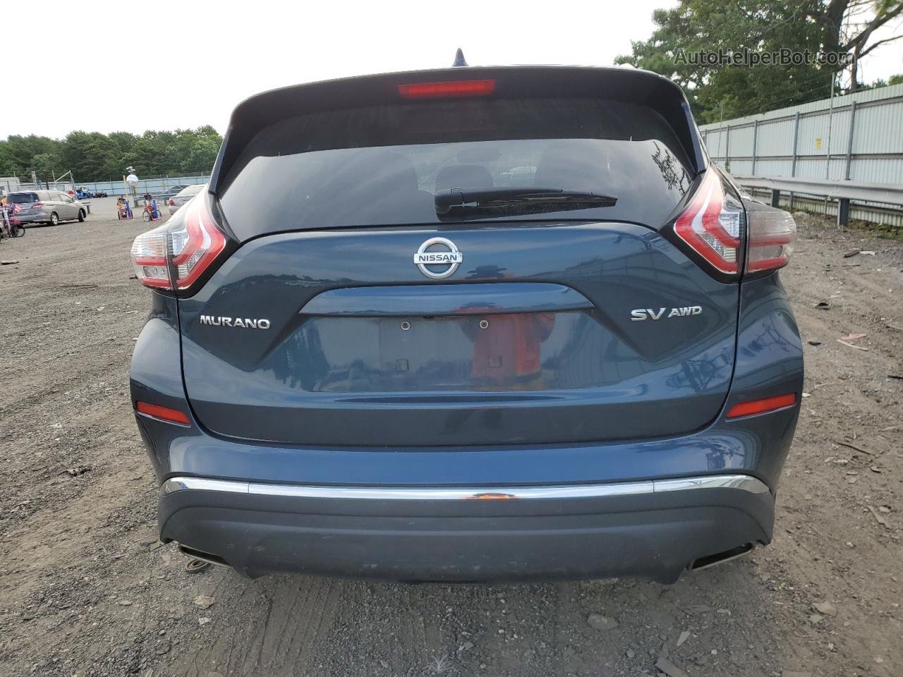 2018 Nissan Murano S Blue vin: 5N1AZ2MH7JN135983