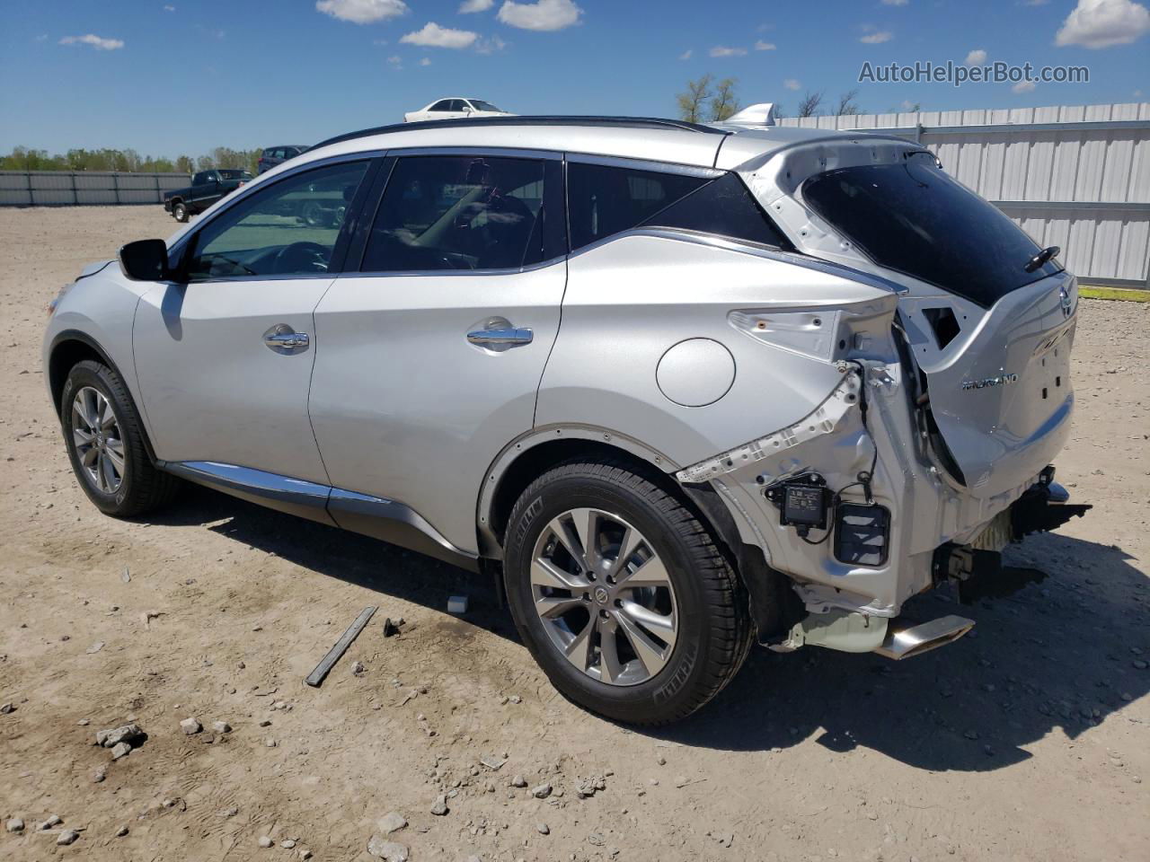 2018 Nissan Murano S Silver vin: 5N1AZ2MH7JN138642