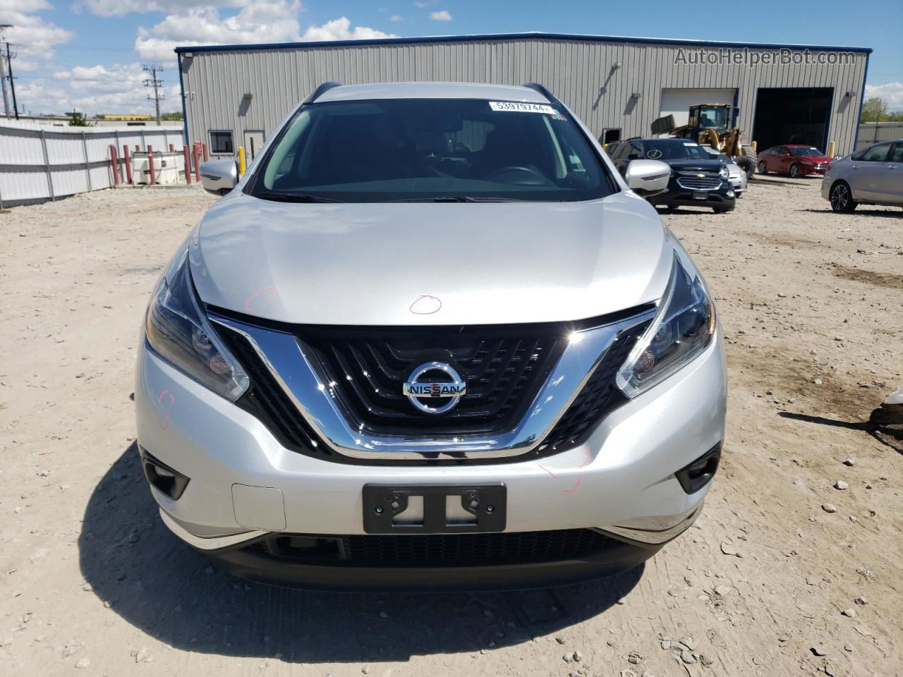 2018 Nissan Murano S Silver vin: 5N1AZ2MH7JN138642