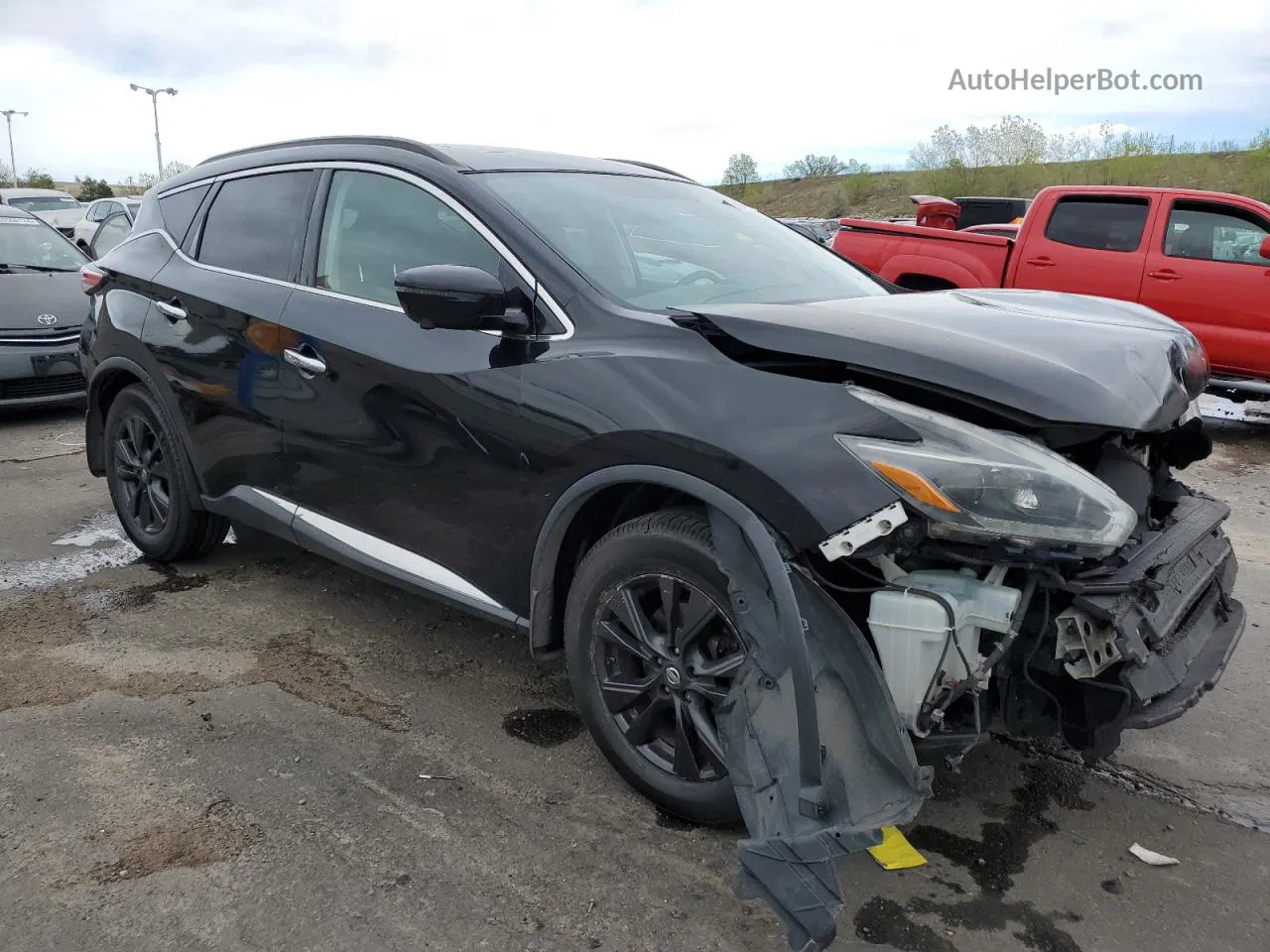 2018 Nissan Murano S Black vin: 5N1AZ2MH7JN177537