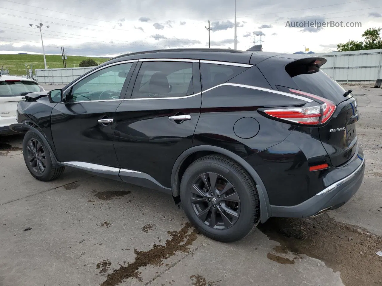 2018 Nissan Murano S Black vin: 5N1AZ2MH7JN177537