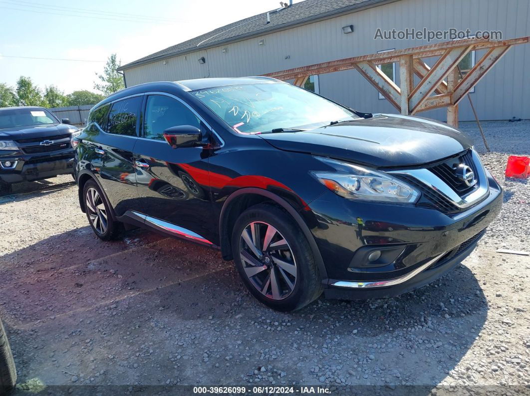 2017 Nissan Murano Platinum Dark Blue vin: 5N1AZ2MH8HN155542