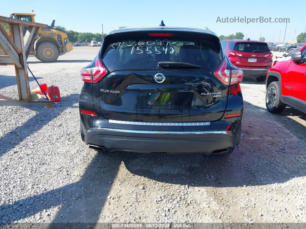 2017 Nissan Murano Platinum Dark Blue vin: 5N1AZ2MH8HN155542