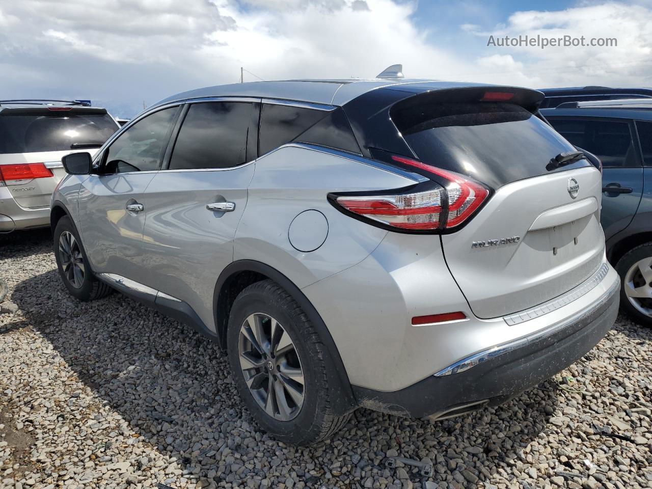 2017 Nissan Murano S Silver vin: 5N1AZ2MH8HN156481