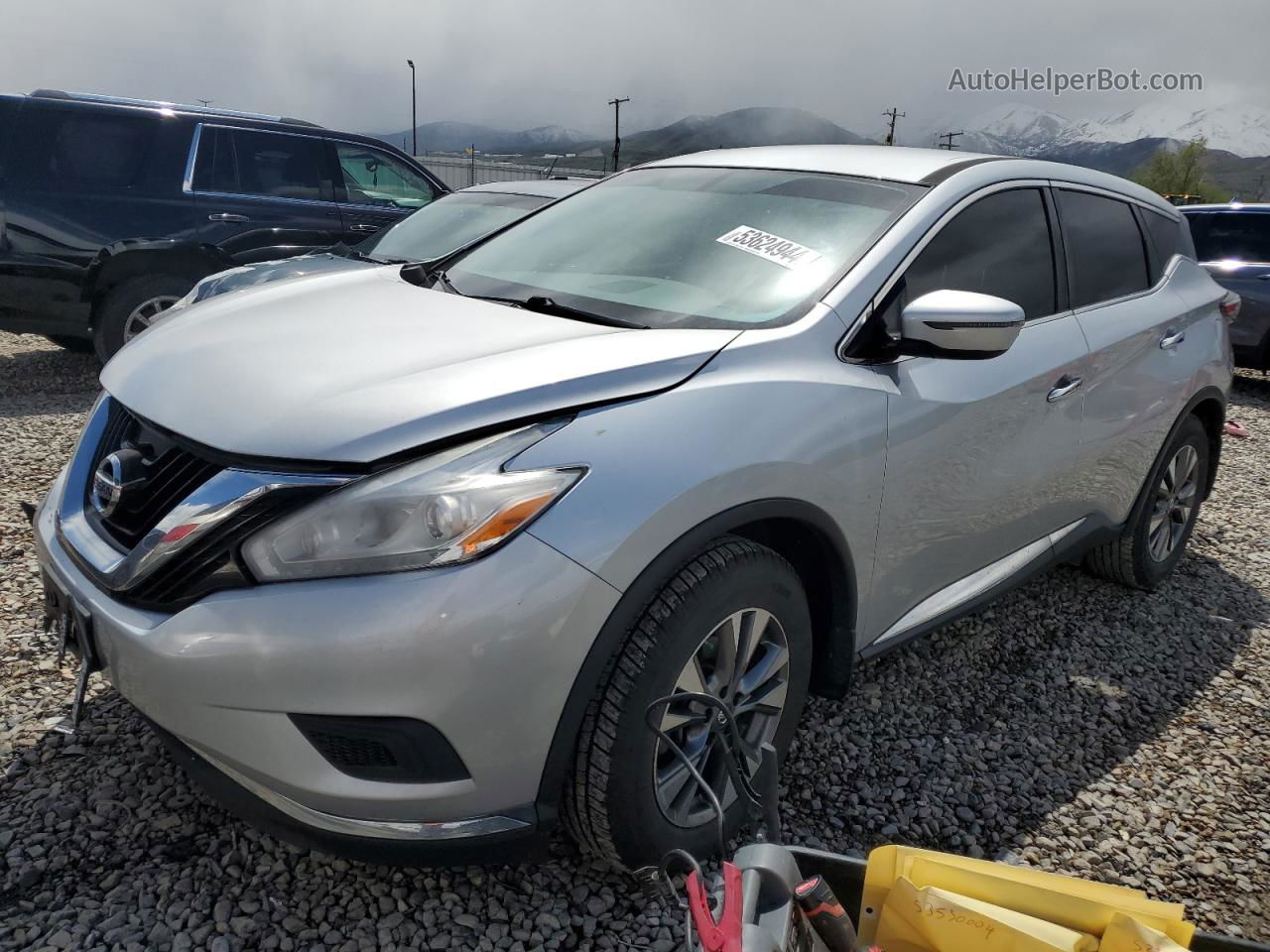 2017 Nissan Murano S Silver vin: 5N1AZ2MH8HN156481