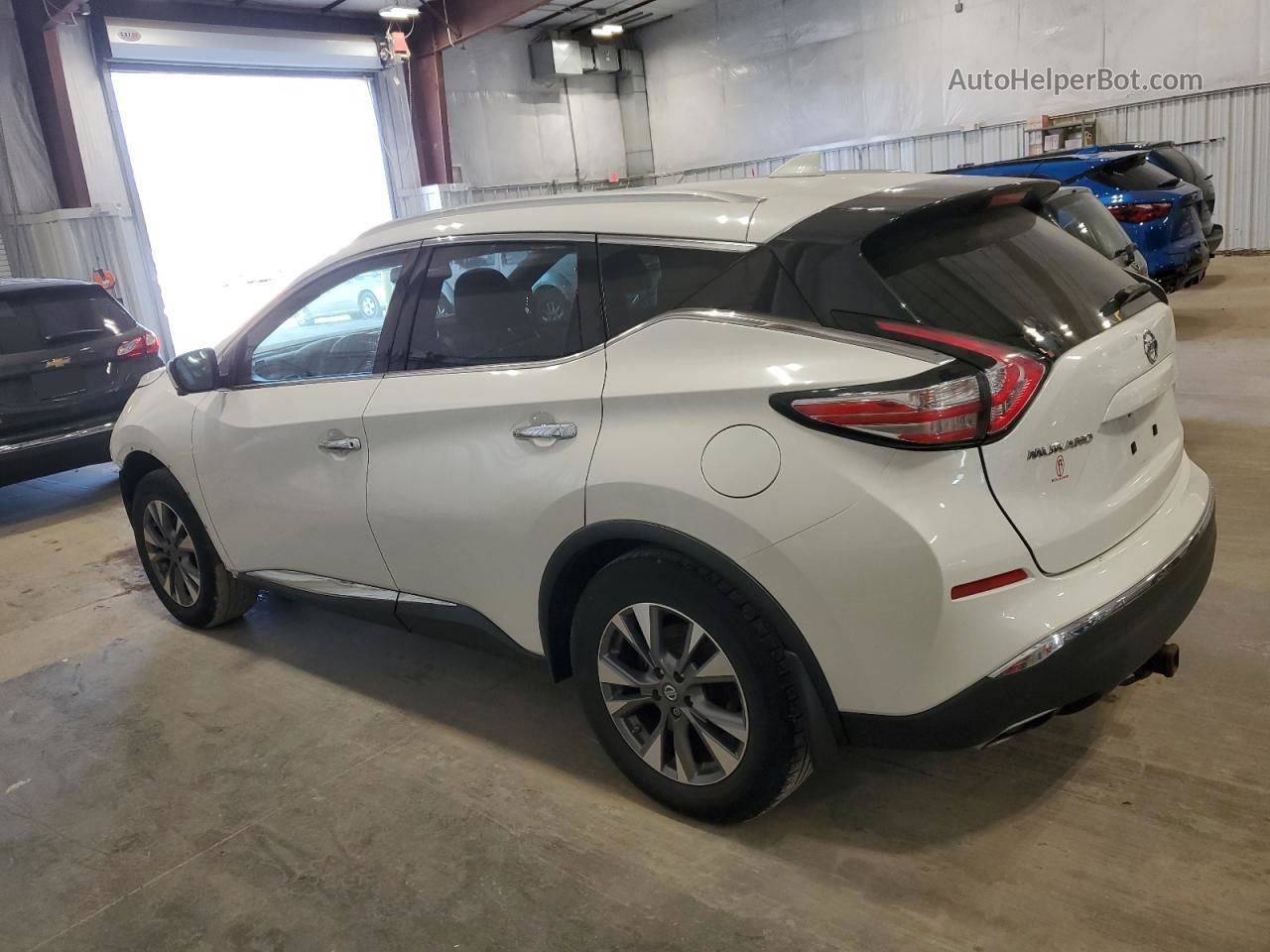 2017 Nissan Murano S Белый vin: 5N1AZ2MH8HN191571