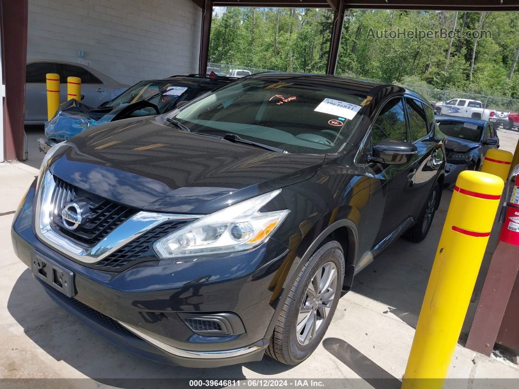 2017 Nissan Murano S Black vin: 5N1AZ2MH8HN199380