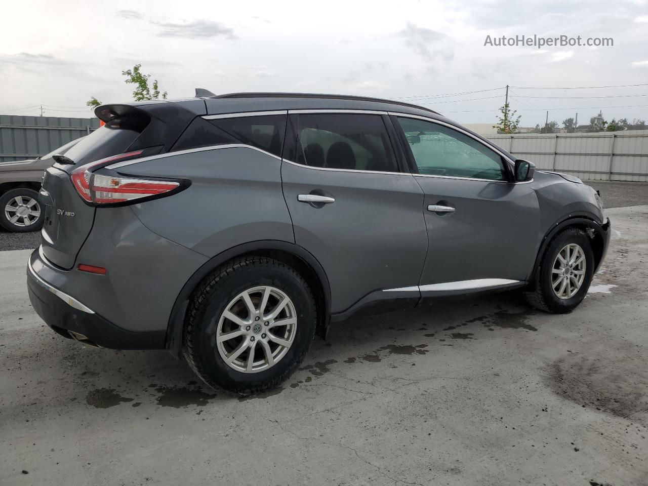 2018 Nissan Murano S Silver vin: 5N1AZ2MH8JN141128